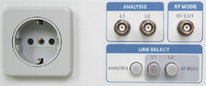 EMCIS LISN LN2-16 Front Control Panel Image